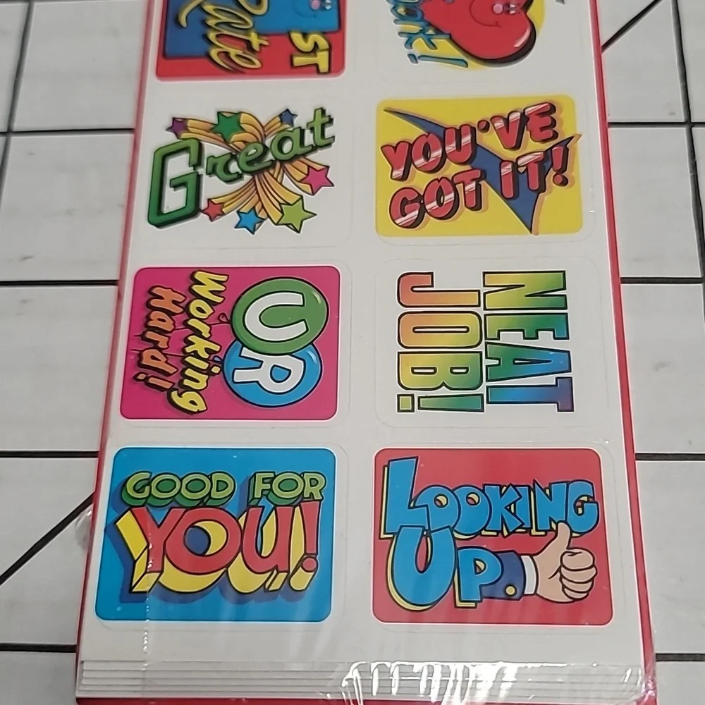 Lot of 2 '120 Winning Words' Stickers by Carson Dellosa‎ Publishing NWOT